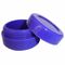 Recipientes azuis do silicone do produto comestível da durabilidade alta, não - recipiente do óleo de silicone da vara fornecedor