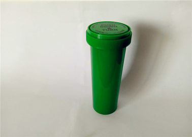 China Nenhuns tubos de ensaio reversíveis de mancha do tampão, garrafas de comprimido verdes opacas da farmácia da prova da criança fornecedor