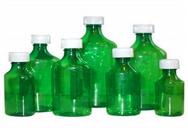 China Garrafas líquidas da medicina da cor verde do dispensário, fechamento líquido da parte superior do parafuso de garrafas da prescrição fornecedor