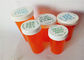 8 tubos de ensaio resistentes da criança ambarina dos tamanhos, recipiente translúcido do comprimido da prova da criança da cor fornecedor