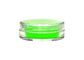 Recipientes verdes do concentrado do silicone, recipientes do concentrado da cera do poliestireno 5ml fornecedor