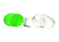 Recipientes verdes do concentrado do silicone, recipientes do concentrado da cera do poliestireno 5ml fornecedor